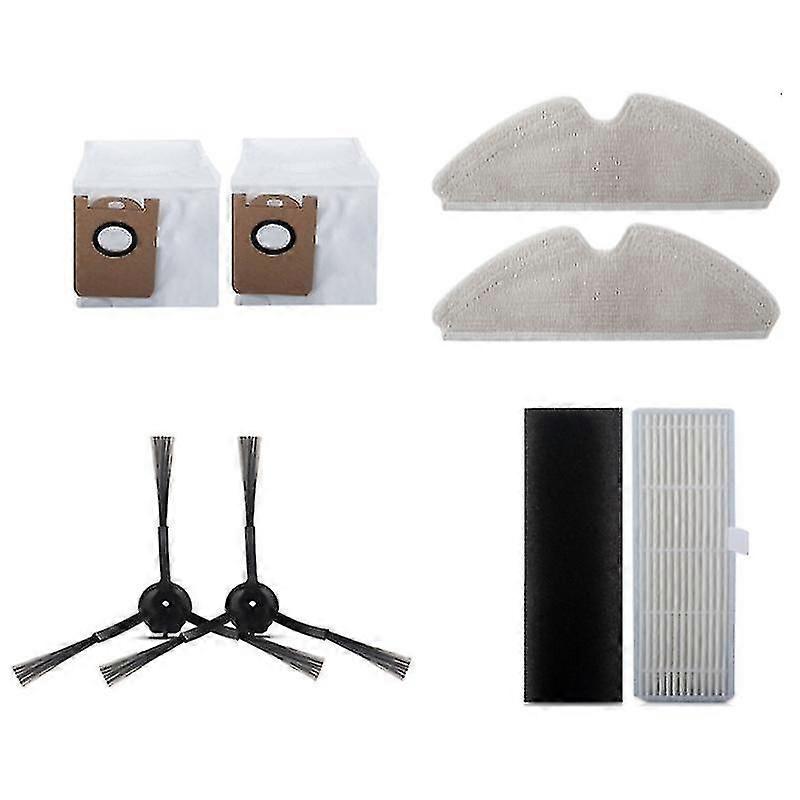 Hepa Filter Side Brush Dust Bag Mop Cloth For Uoni V980 Plus Robot