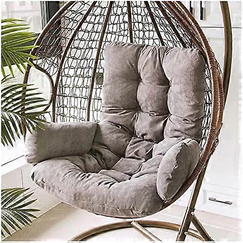 Hanging Egg Basket Hammock Chair Cushion, Removable Washable Hammock Seat Pad Thick Soft Hammock Chair Cushion for Outdoor Backyard Patio