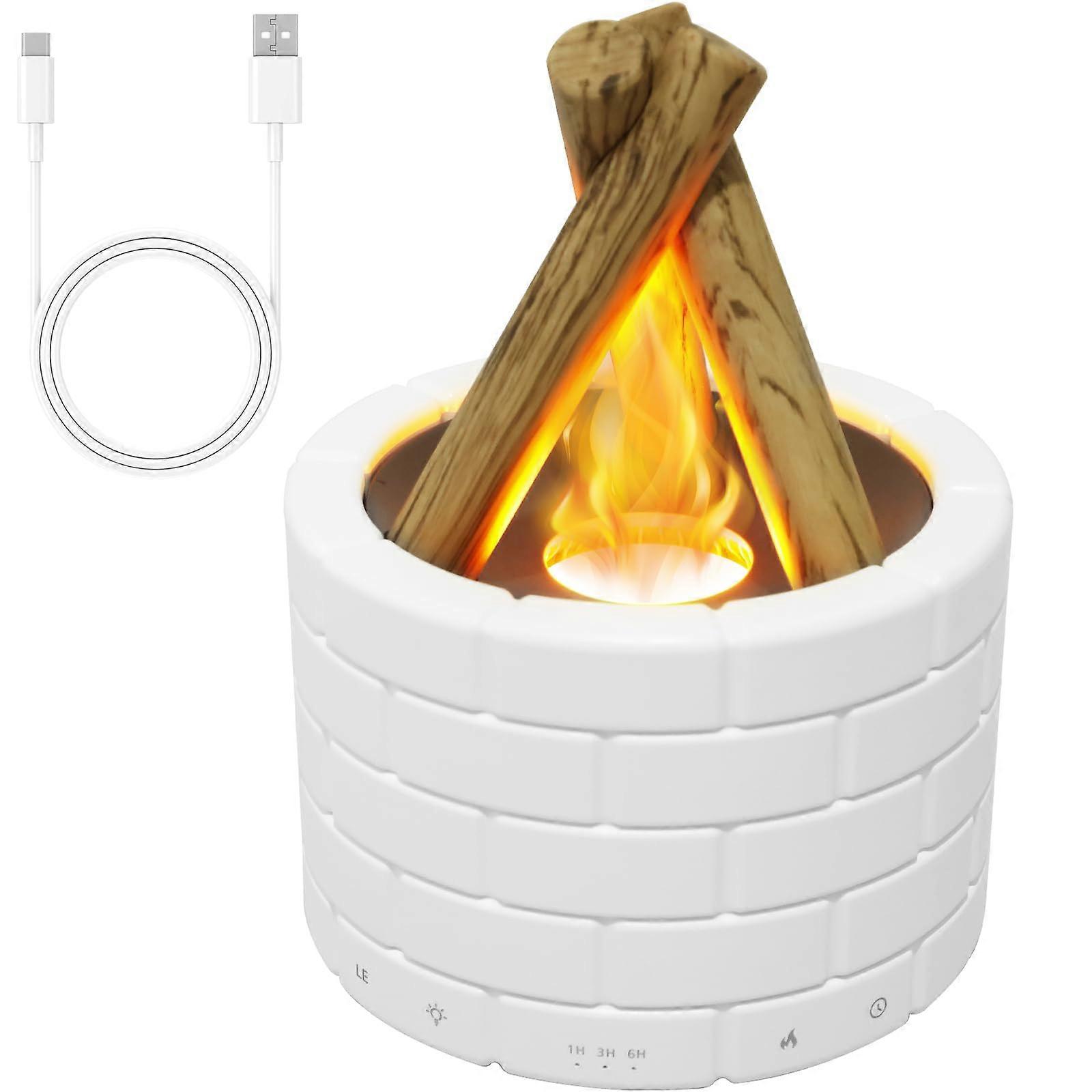 Flame Fire Diffuser with Timer Auto Off