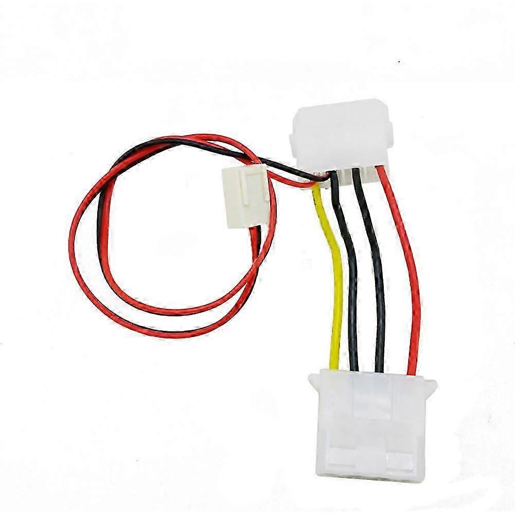 Computer 3 Pin Female to 4 Pin PC Fan Power Transform Cable Extension Wire