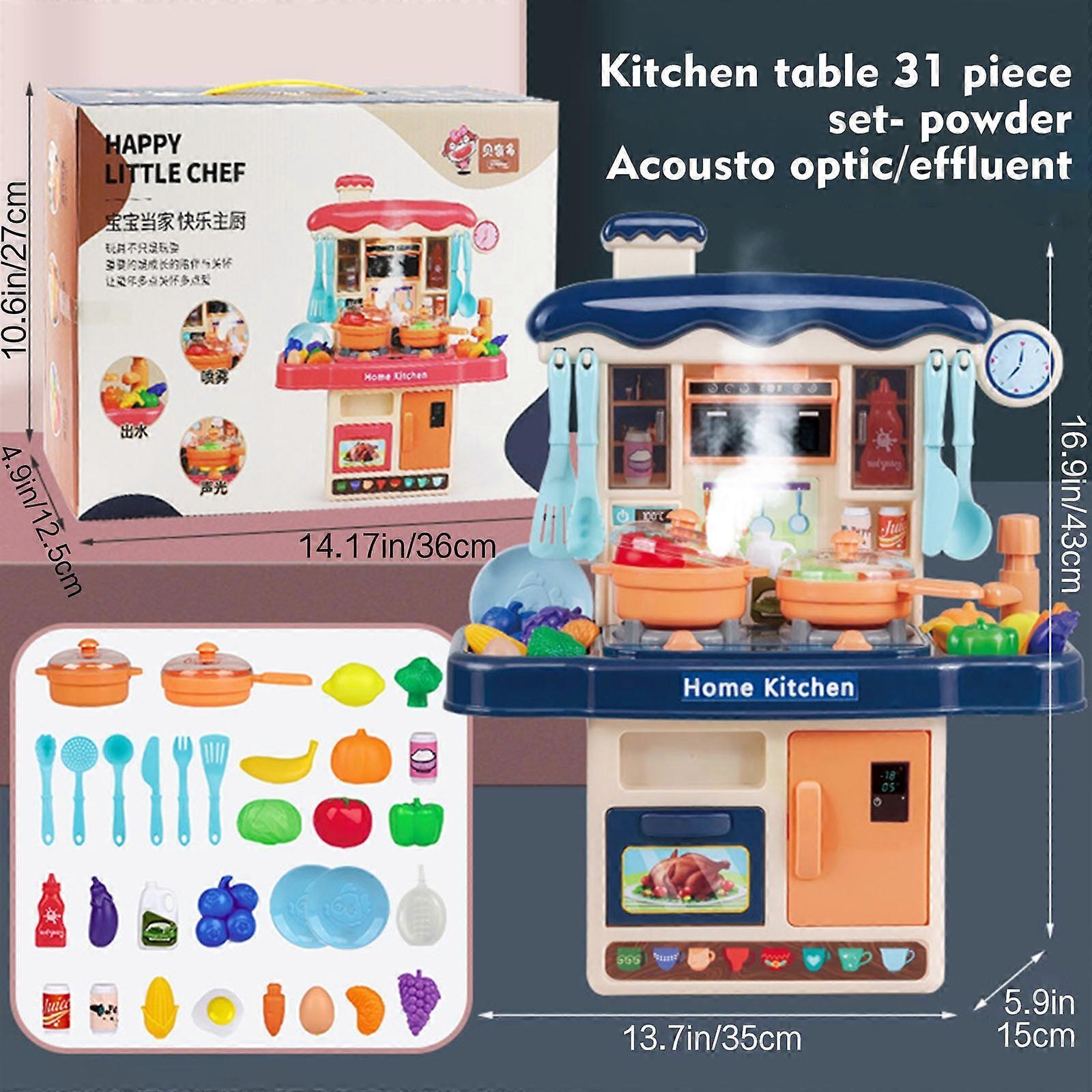 Mini Kitchen Toy Set With Realistic And Sound Spray Simulation LA3296