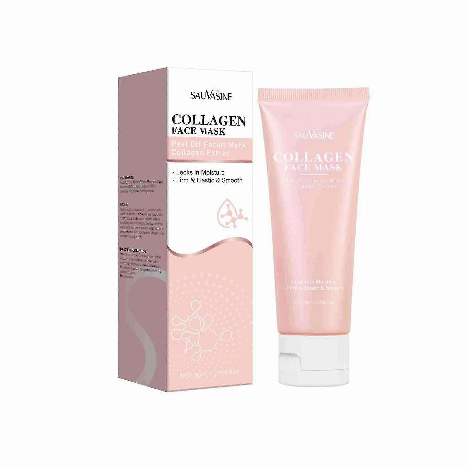 Collagen Night Wrapping Mask Peel-Off Overnight Collagen Face Mask - Deeply Hydrates & Firming & Glowy - Reduce Sagging & Wrinkle