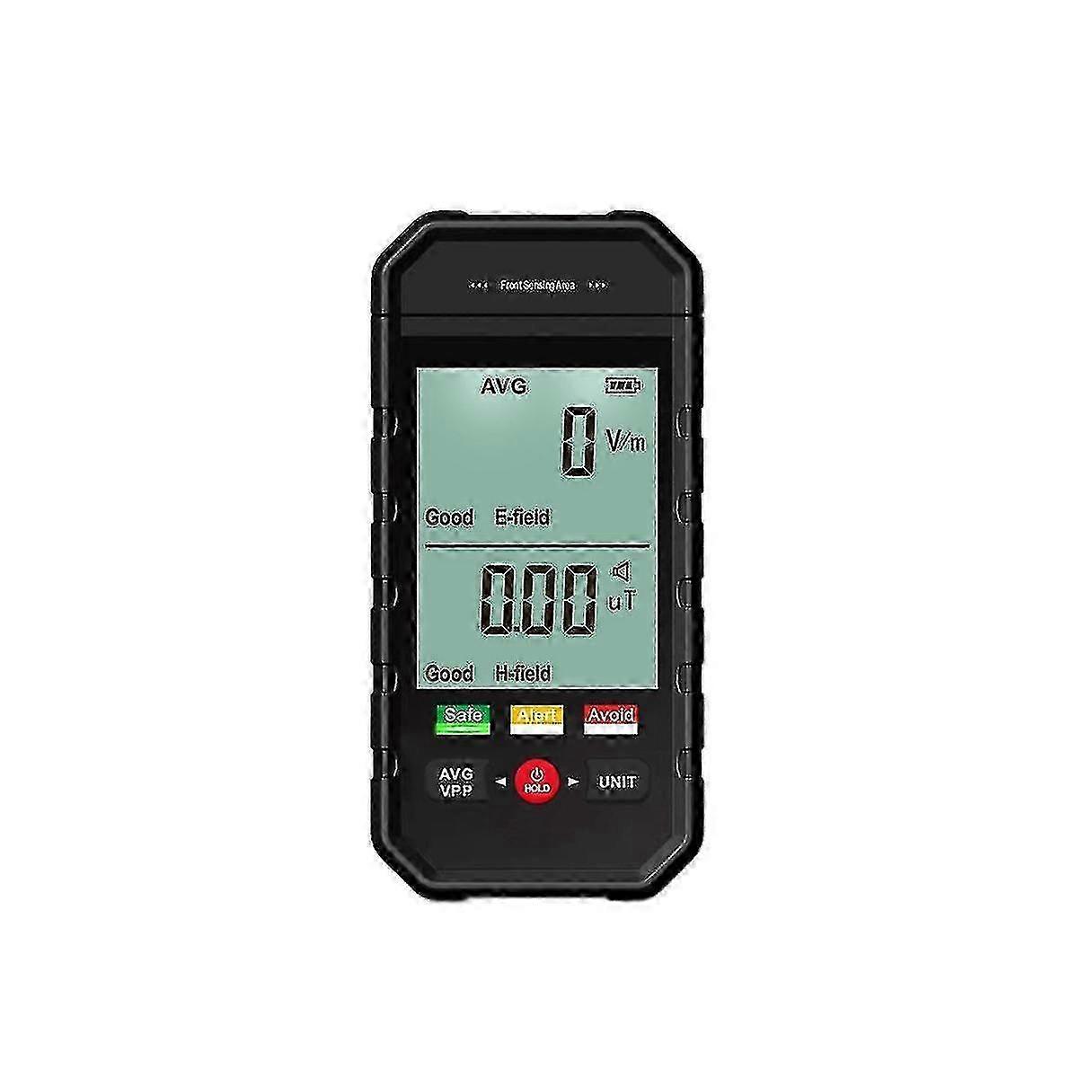 Et925 Screen Electromagnetic Radiation Detector Sound And Light Alarm Red Screen Alarm f26