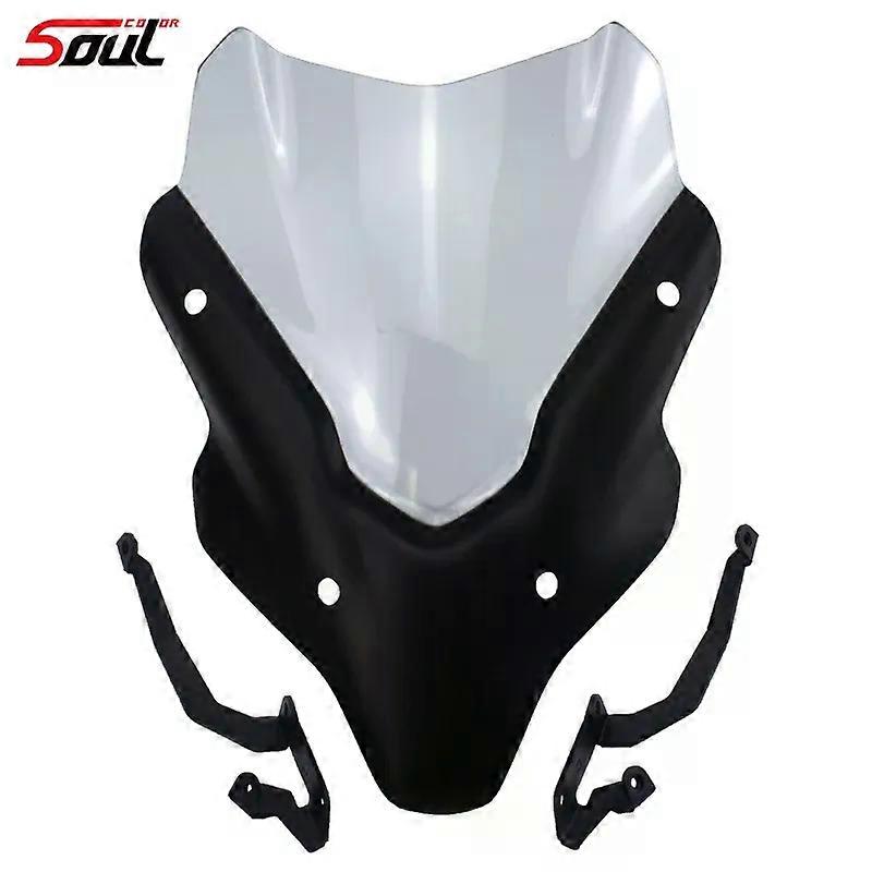 Motorcycle Sports Windshield Visor Black Windscreen Fits compatible for MT-07 2021 2022 SP MT07 21-22 FZ07 FZ-07 MAXP