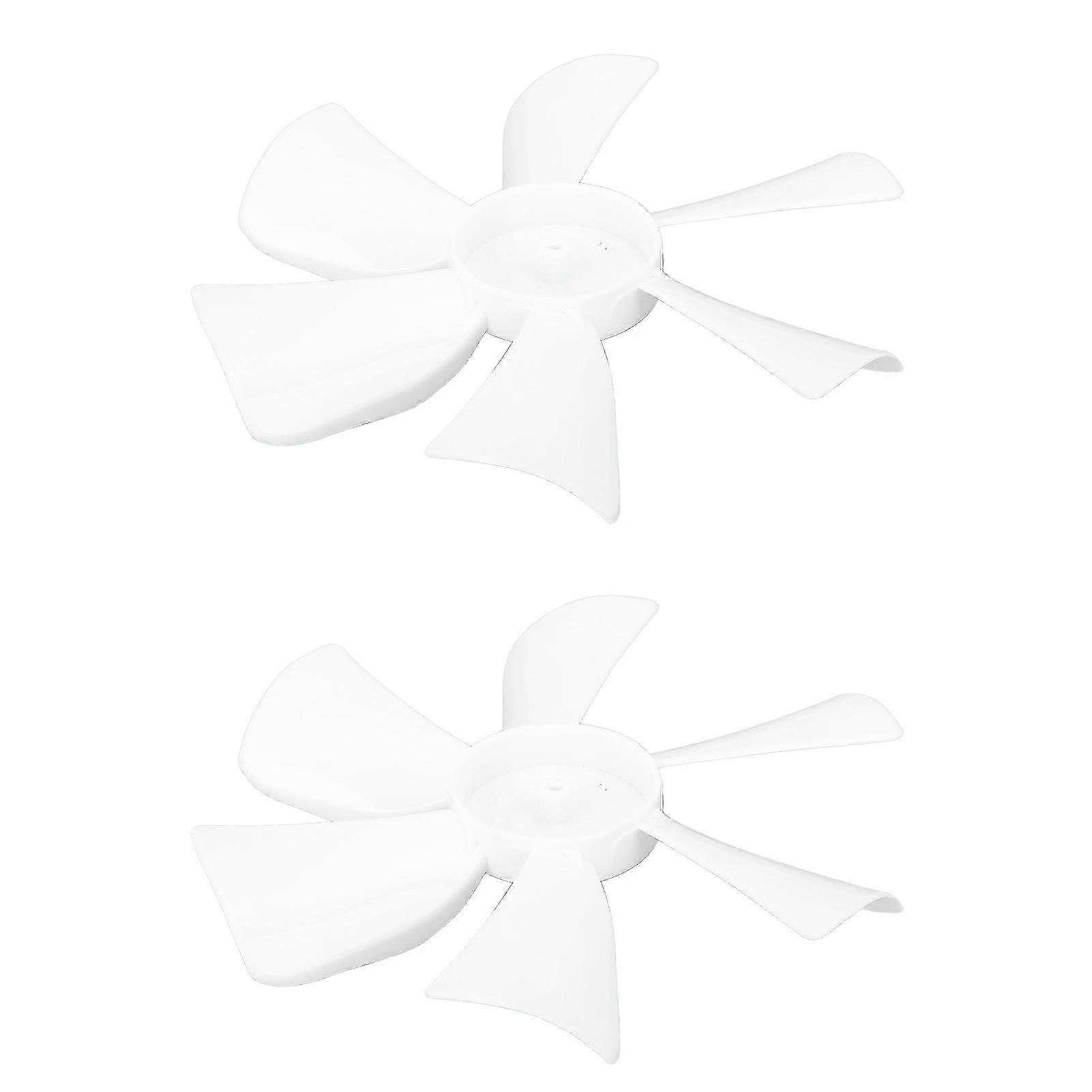 2st 6 tums RV Vent Fläktblad Hög Effektivitet RV Badrum Tak Vent Fläktblad för Heng's White f74