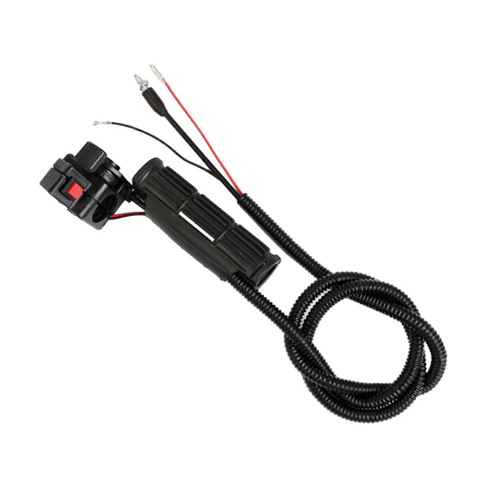 26mm Lawn Trimmer Handle Switch with Throttle Cable Handheld Sturdy 51inch Long