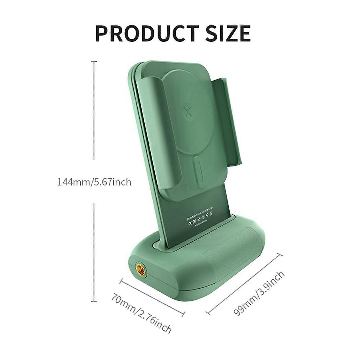 Bluetooth Selfie Stick with Remote Shutter Anti-Shake Phone Holder, Stabilizer for Video , for Smartphones B