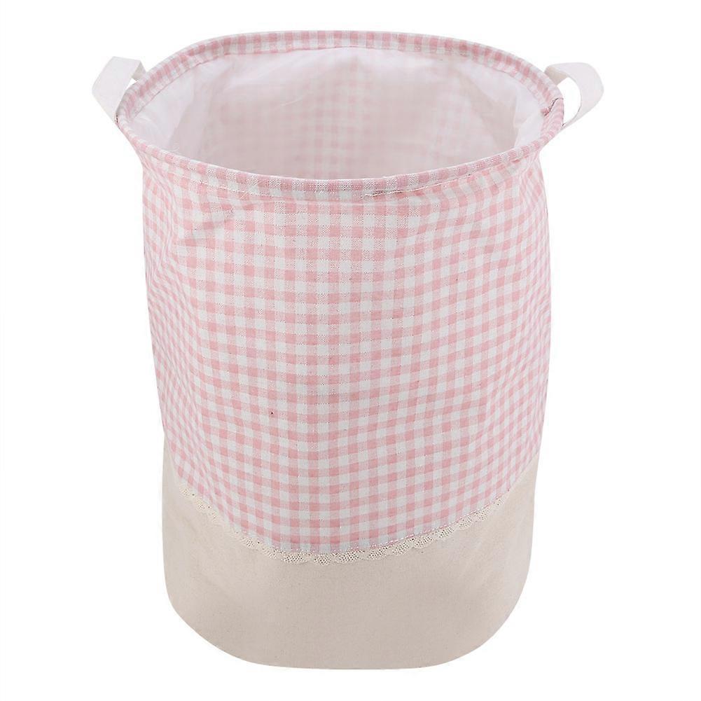 Folding Laundry Basket Toy Storage Box, Large Canvas Hamper for Clothes and Sundries, Home Organization Solution