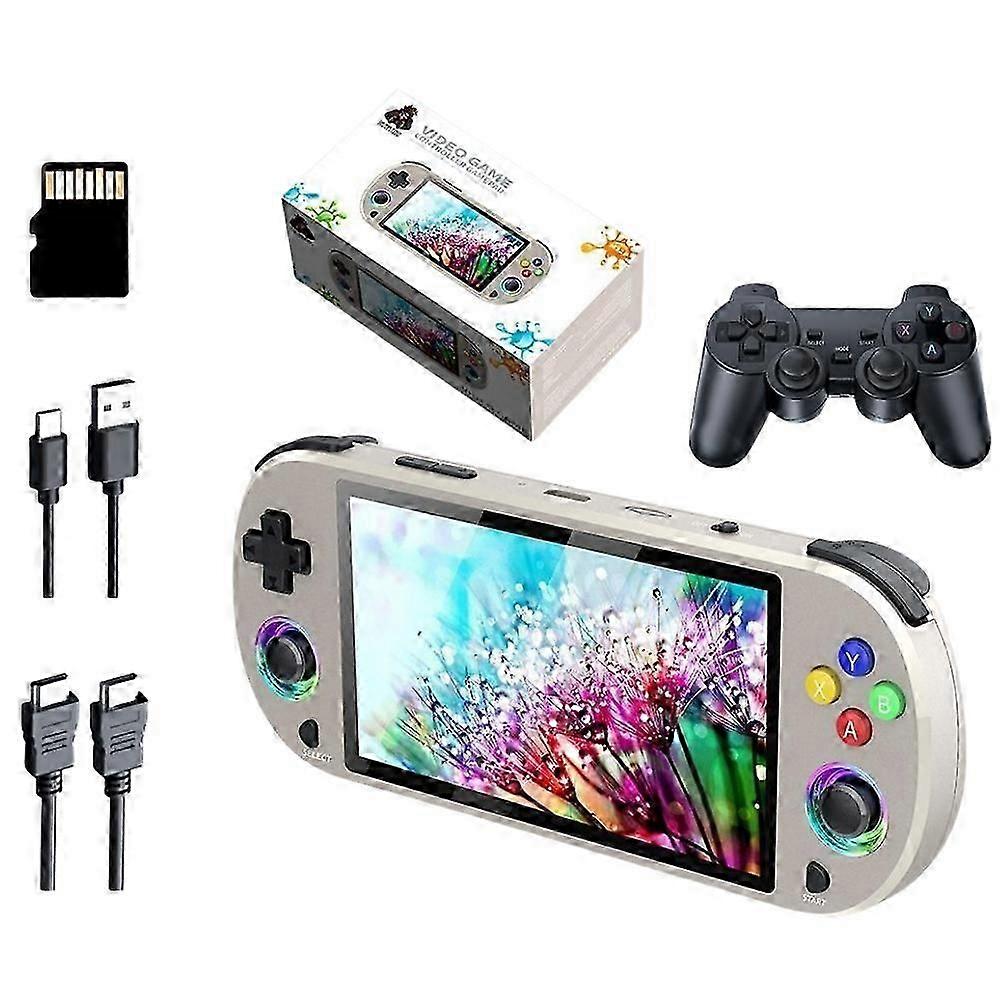 M22pro Retro Game Console 5.0 inch HD IPS Display w/ Wireless Controler Supports LINUX/Emelec 4.3
