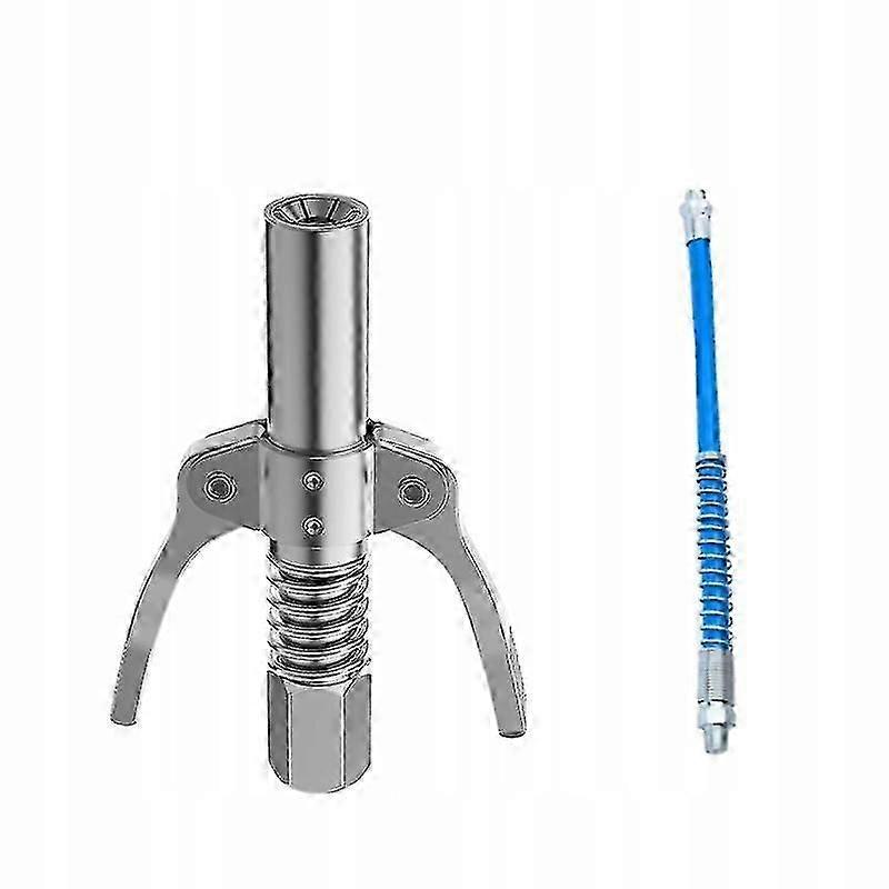 Double Handle Coupler Heavy-duty Quick Release Grease Gun