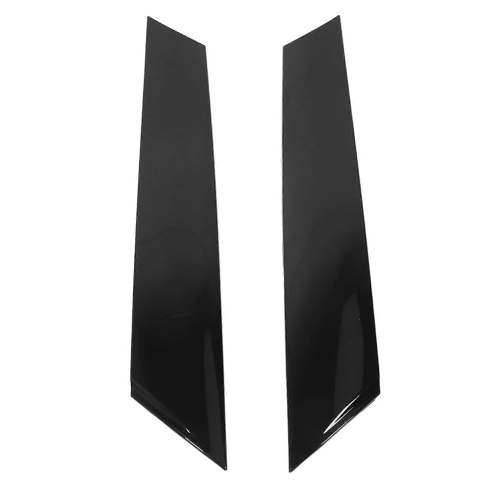 1 Pair Windshield Post Trim 51137272583 Left Right A Pillar Trim Panel Replacement for Cooper R55 R56 R57 2007‑2015 Black 