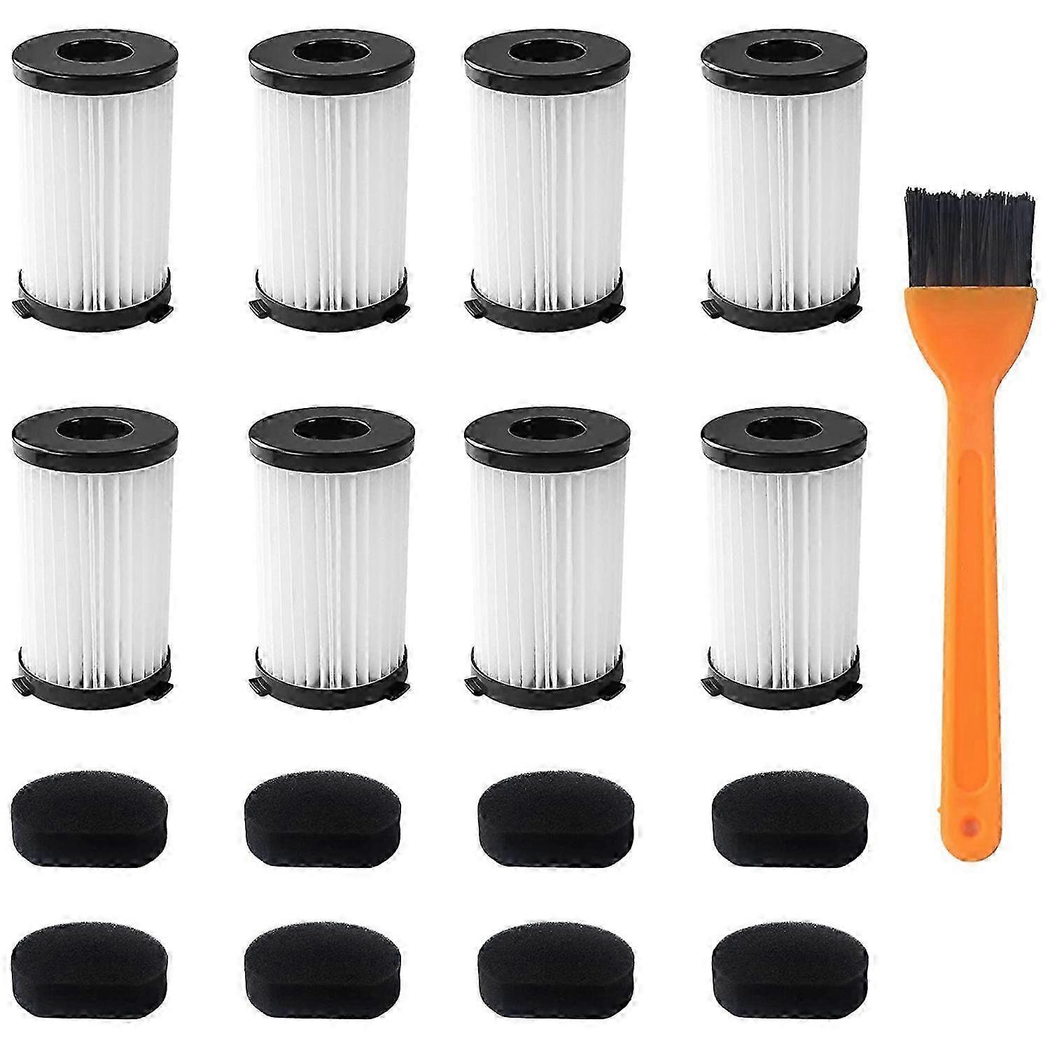 Replacement Filters for D600 and Handyforce Vacuums RBT 2761 RBT 2759 Includes 8 Filters + 8 Foam F