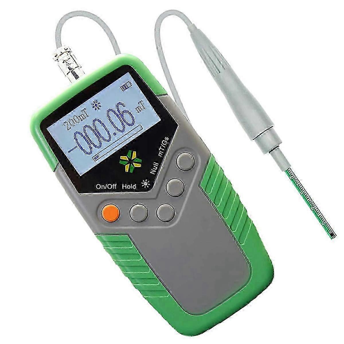 Handheld Digital Tester Digital, High Precision Gaussmeter with Probe 0-2400MT, Surface Magnetic Fi