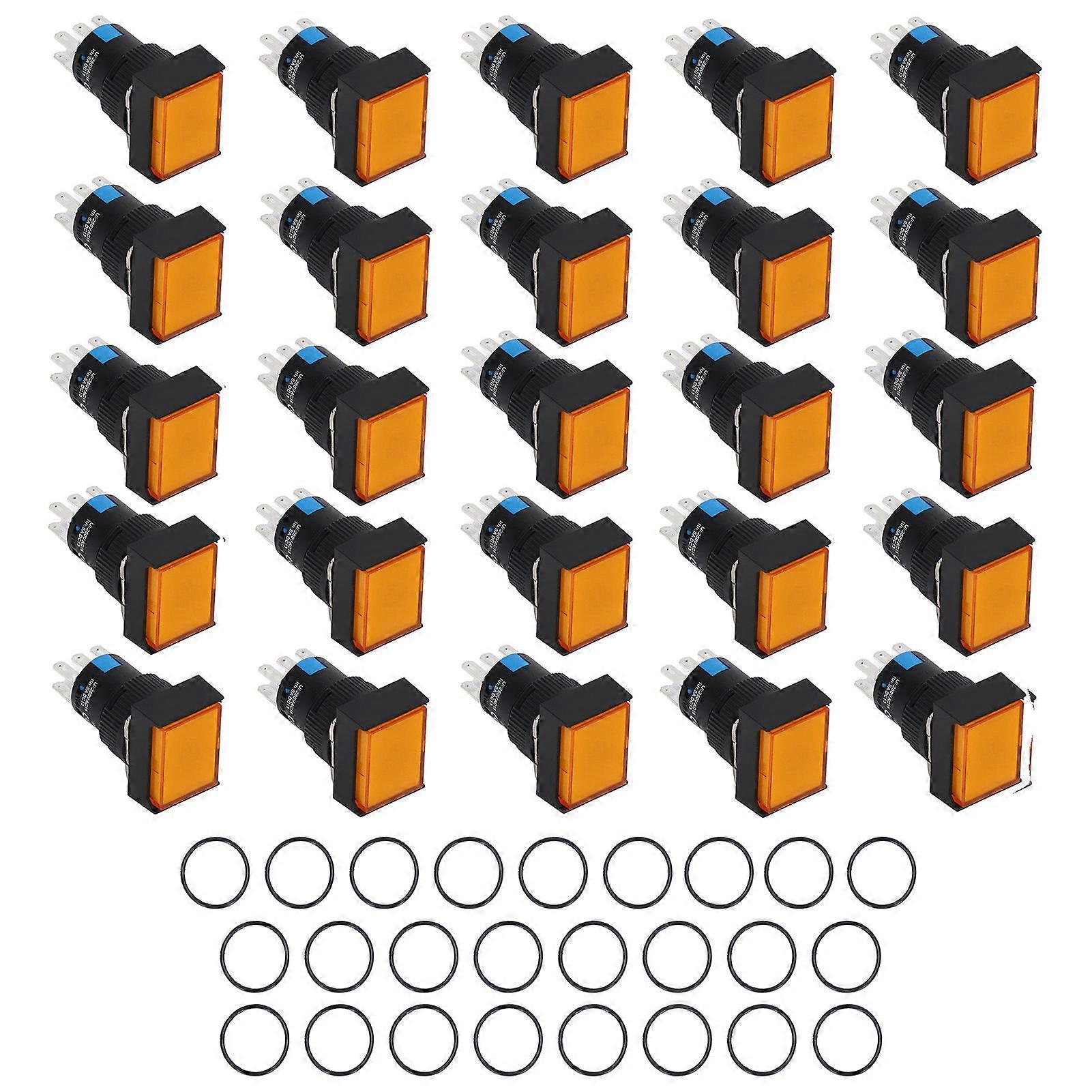 Momentary Push Button Switch Self Locking Function Safe Industrial Control Switch AC 0‑240V