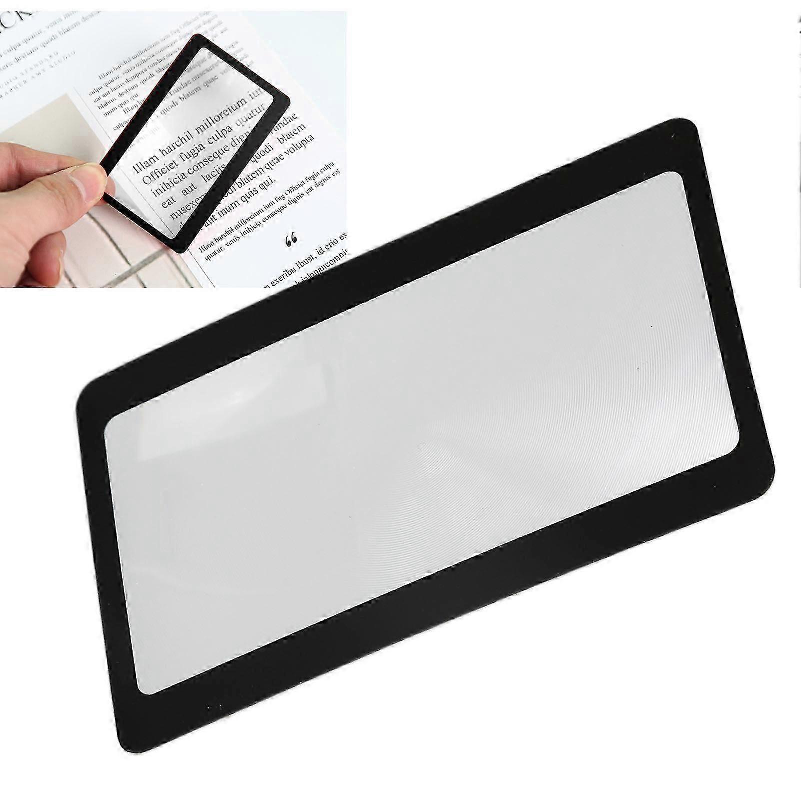15PCS Magnifier Sheet Lightweight Portable Card Size Magnifying Glass