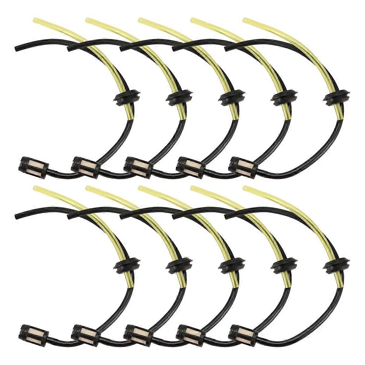10PCS Fuel Hose Pipe With Fuel Filter Kit