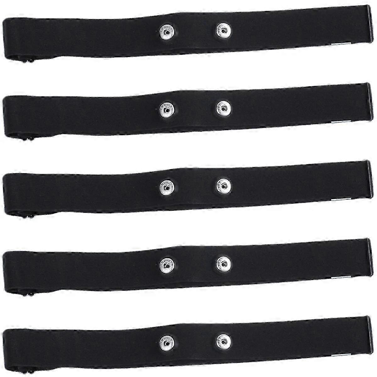 5PCS Chest Belt Strap for for Sports Wireless Heart Rate Monitor Elastic Soft Strap Band
