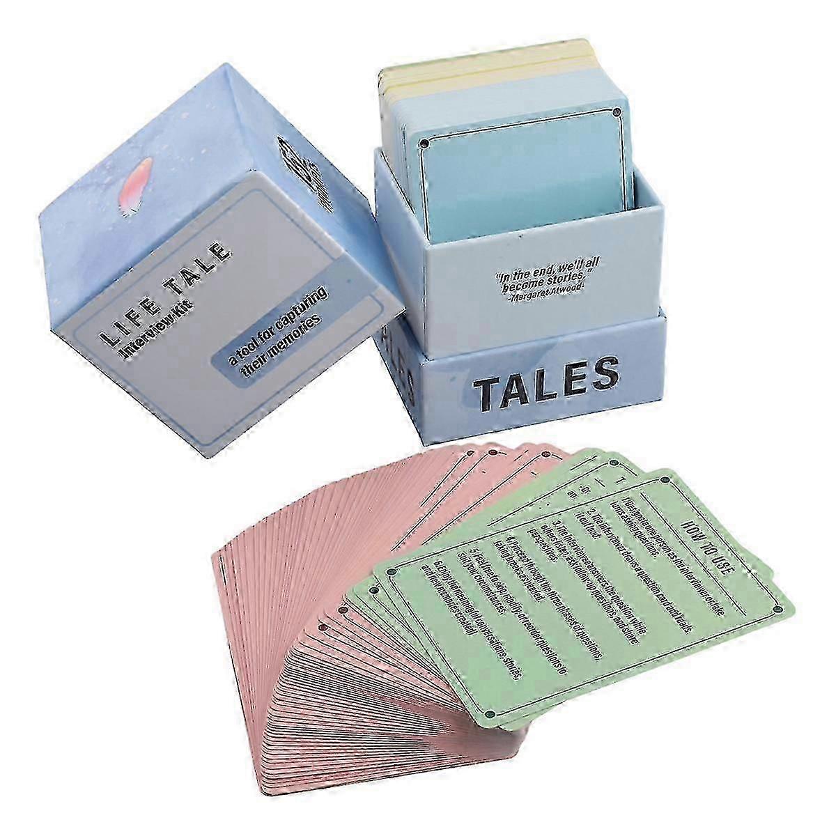 Interview Kit Cards Tales LifeStory Interview Kit Family GameNight with Curated Question Cards
