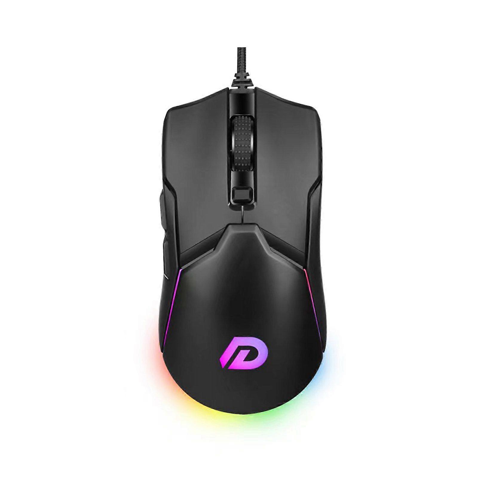 Wired Gaming Mouse Mice Optical Sensor 6 Independently Button For Laptop PC