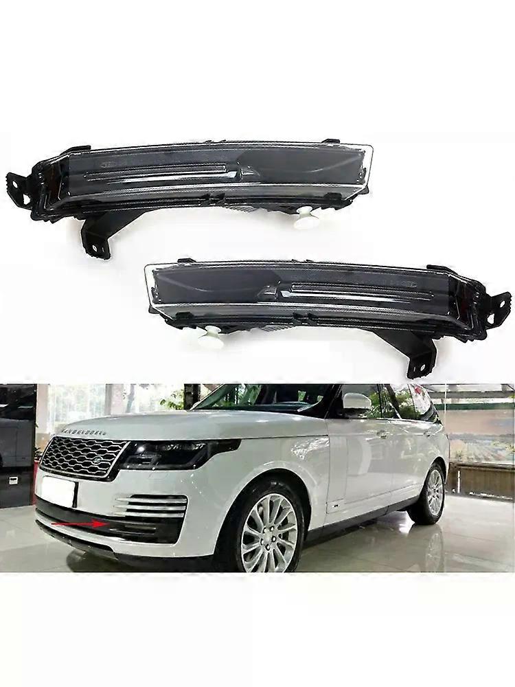 unique 1 Pair LED DRL Fog Light Headlight Driving Lamp Daytime Running Light For Land Rover for Range Rover 2018 2019 L405 Sport