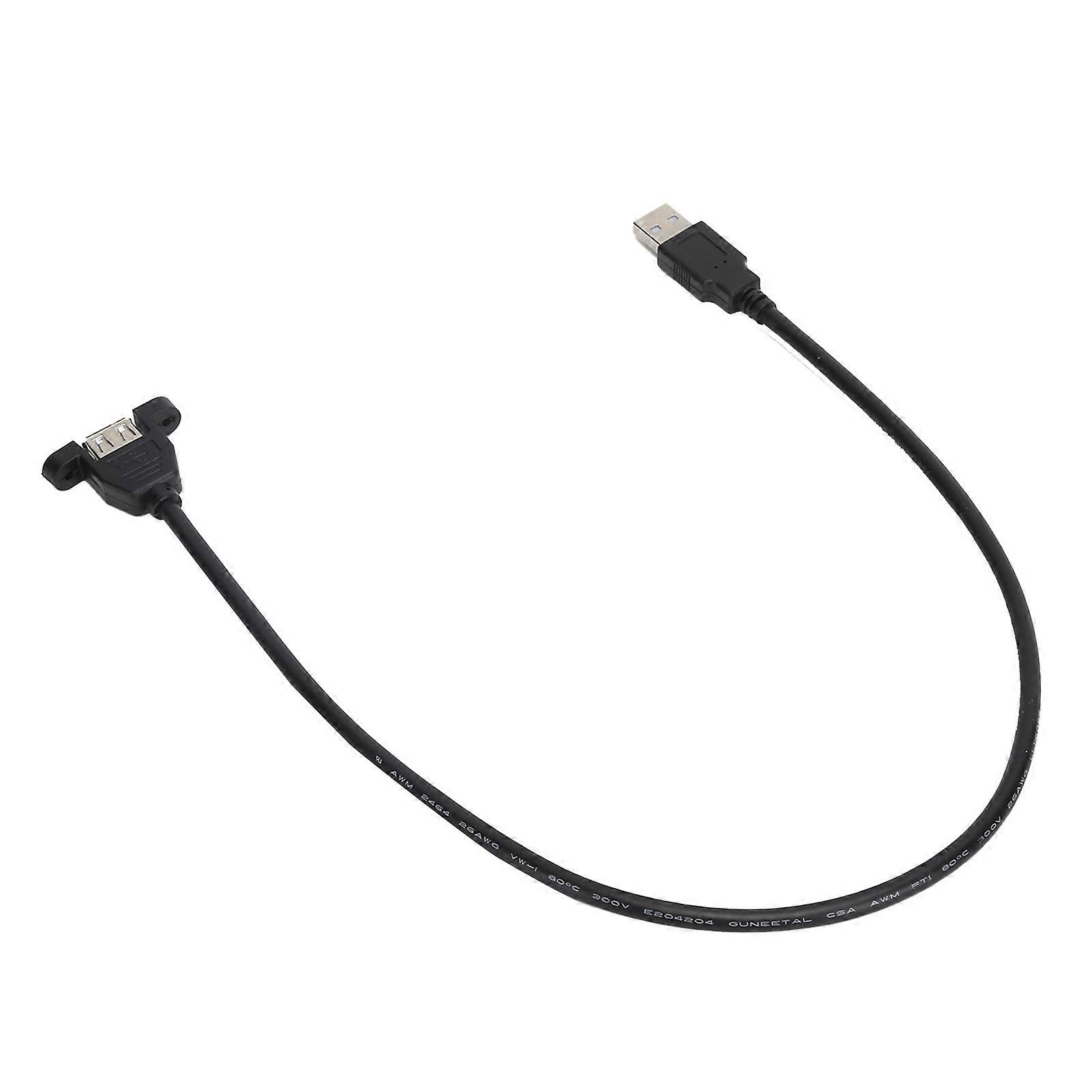 USB2.0 Extender MaletoFemale Extension Cable for Flash Drives Hard Disks Card Readers Printers