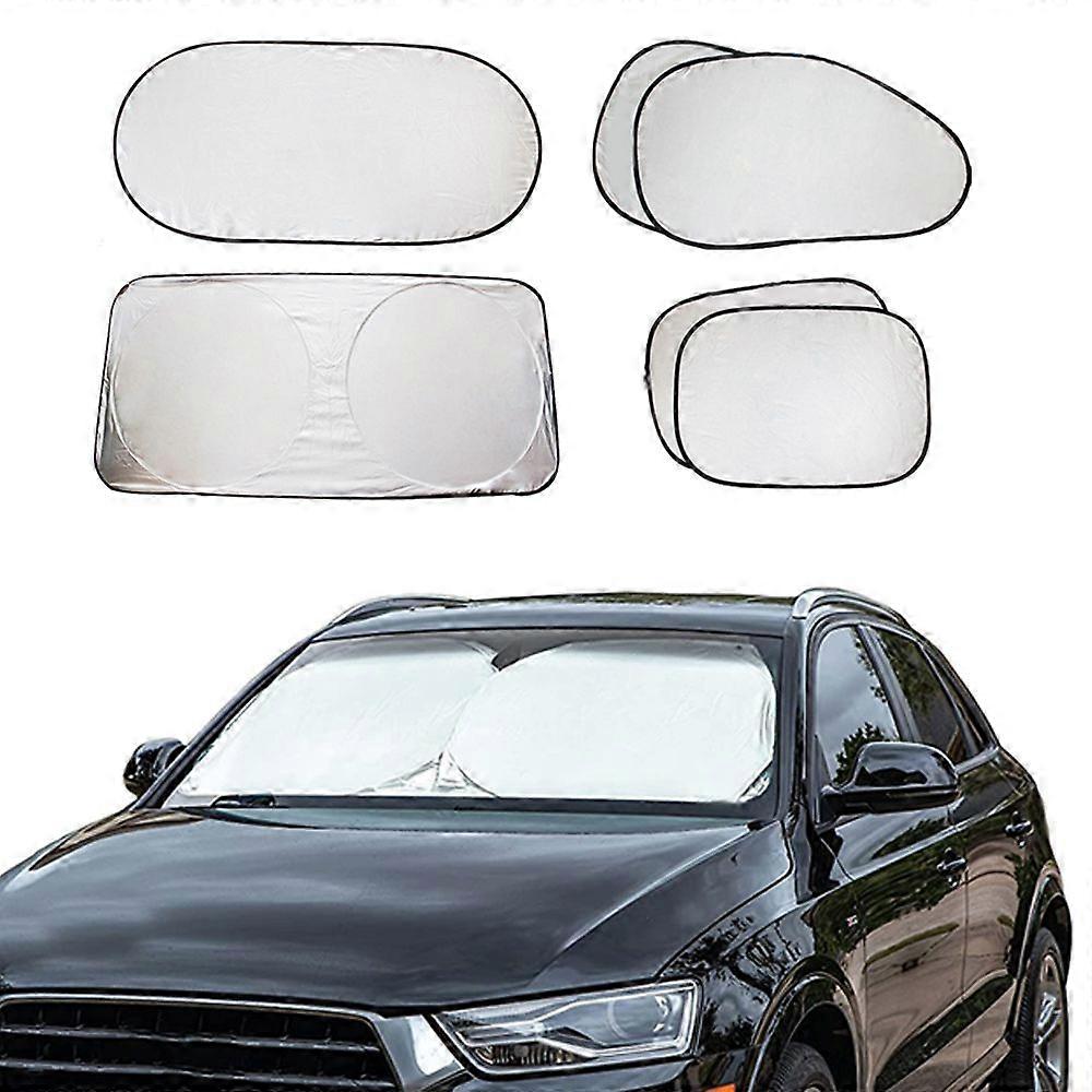 6-piece folding windshield car visor, rear windshield visor, used to block ultraviolet rays and protect children and pets