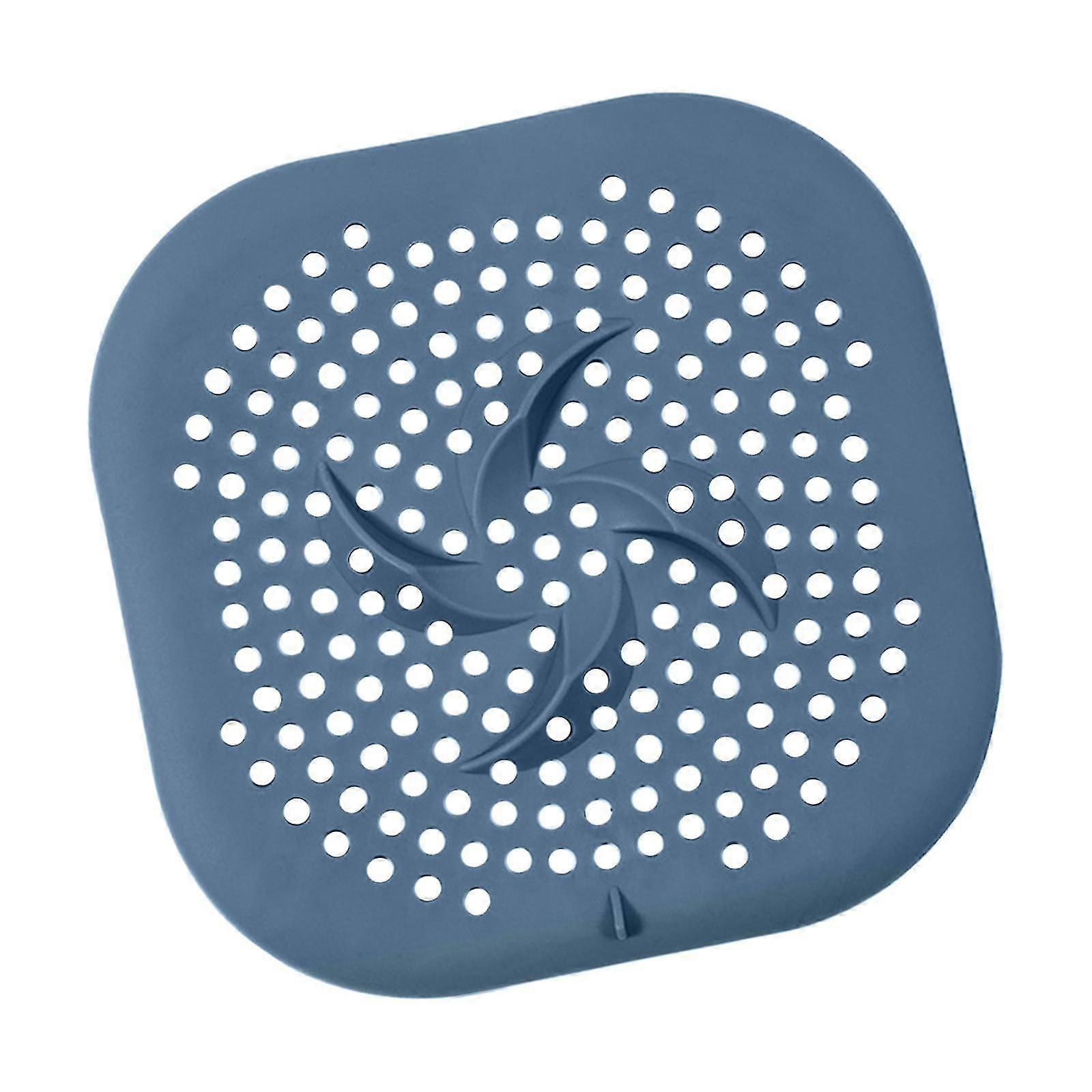 Avløpsdeksel med sugekopper avløpsbeskyttelse for dusj baderomsservant grå