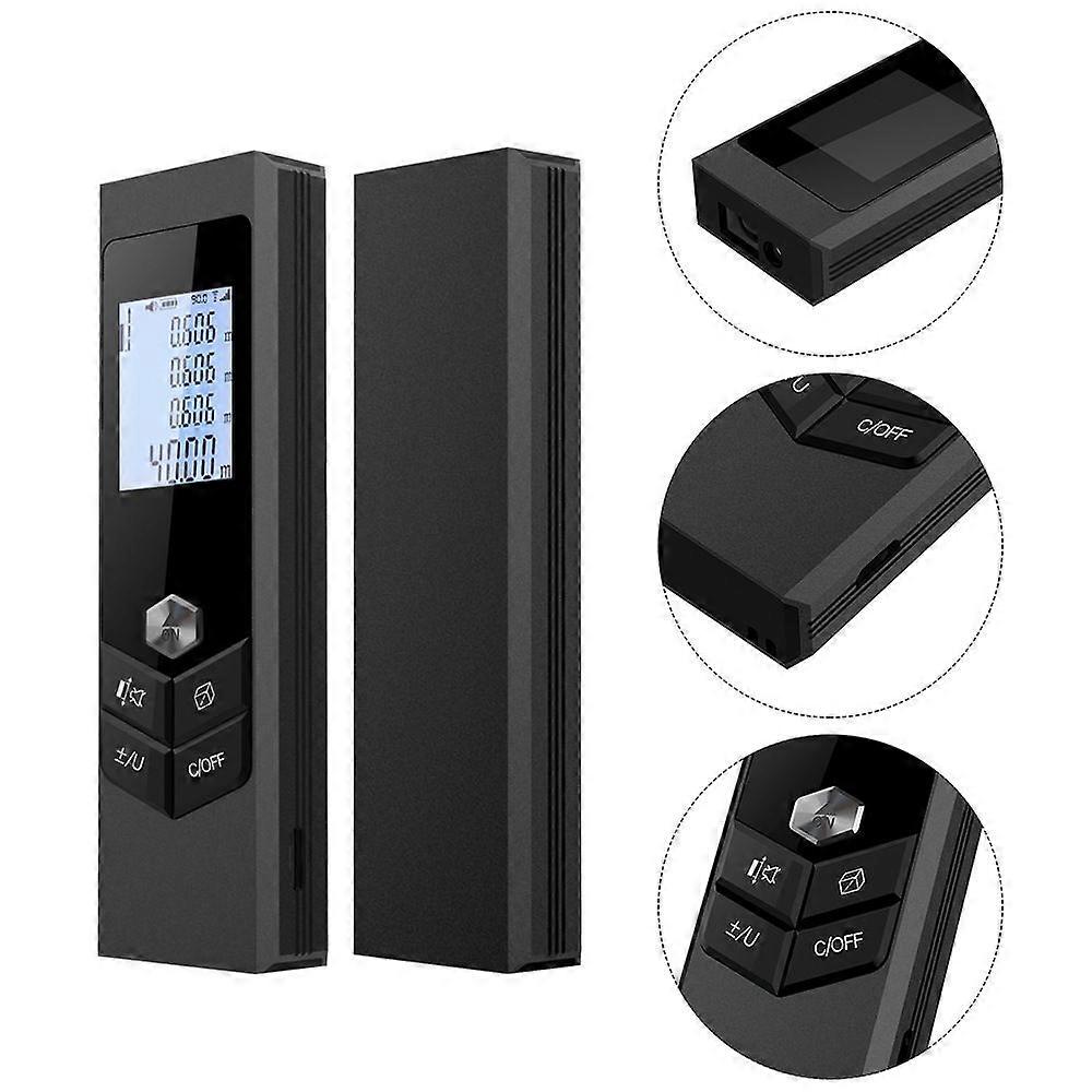 IPSXP Laser Rangefinder Portable Digital Laser Distance Calculation Measure Area Volume/Pythagoras Function/IP54/LCD Backlight/Rechargeable