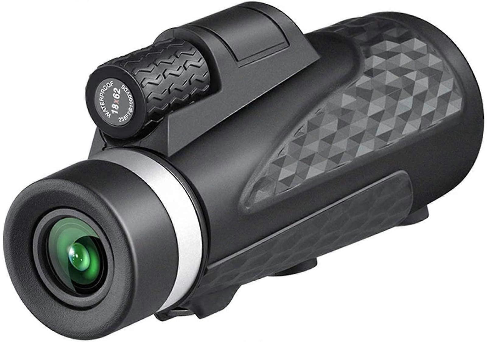 10x50 Prism Lens Monocular Telescope Compact High Power Monocular with Smartphone Adapter and Tripod