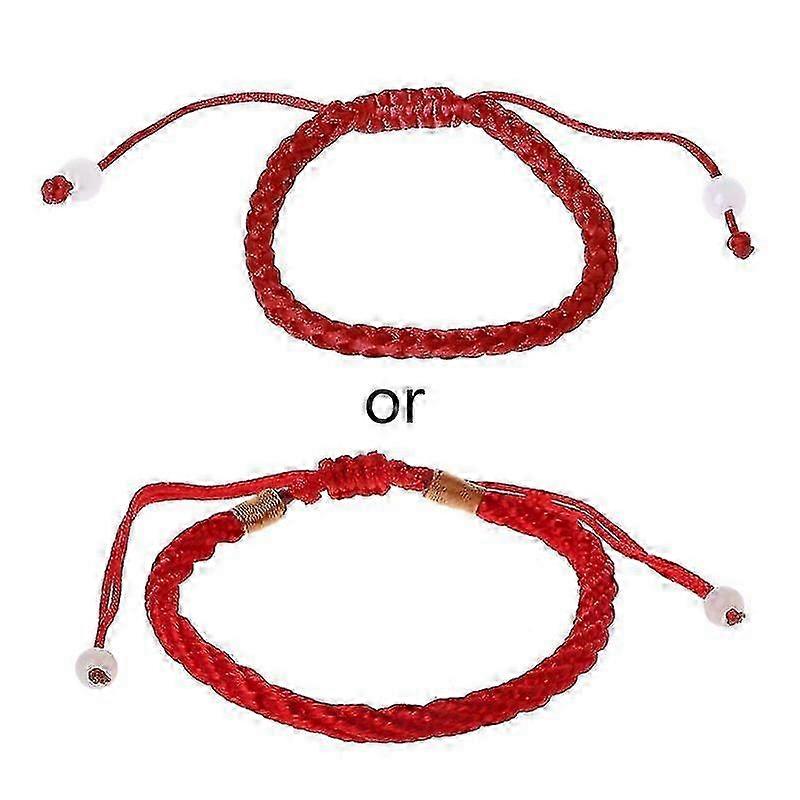 JiaWei Chic Red String حظا سعيدا سوار الحظ سوار محظوظ Kabbalah قابل للتعديل YSv