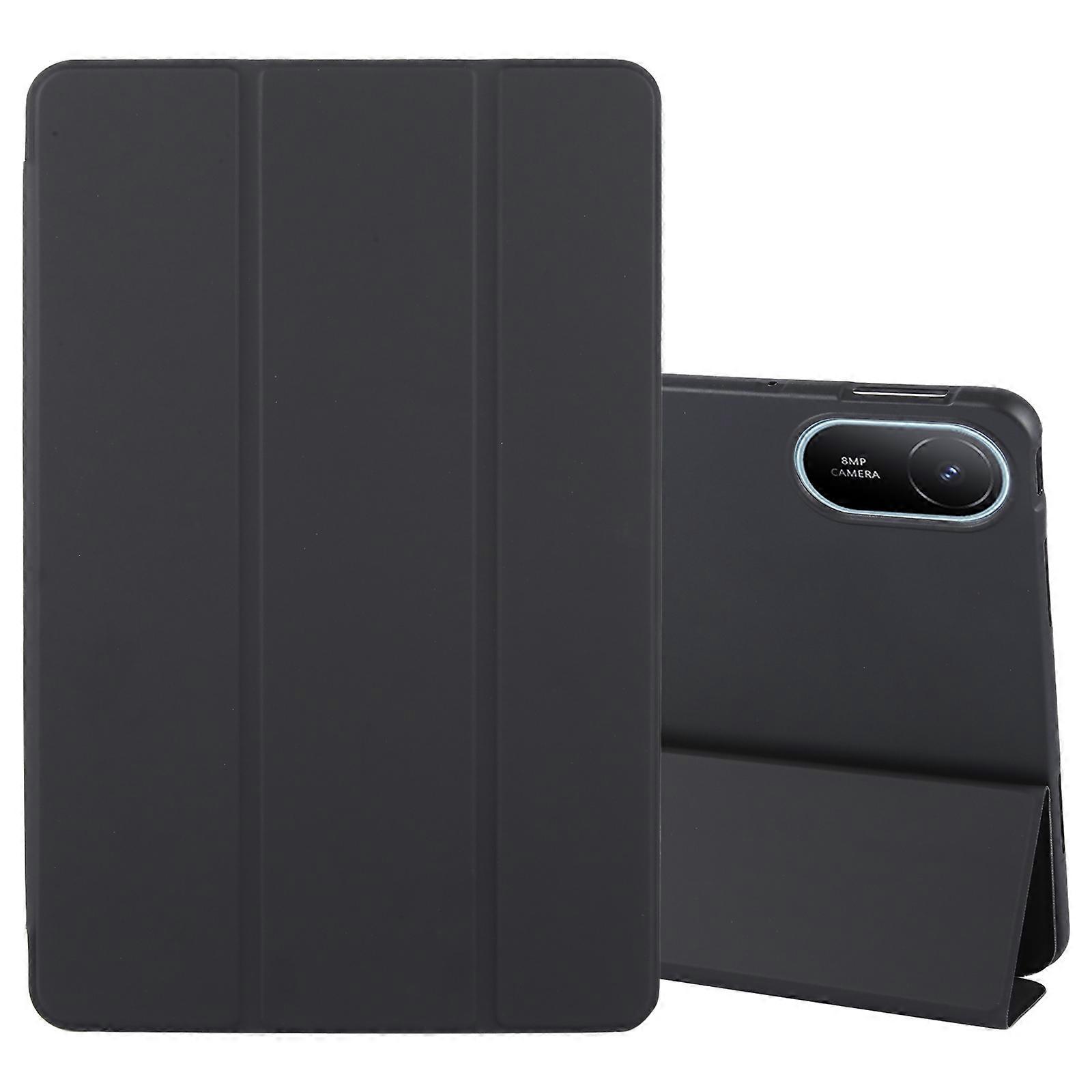 Tri-fold Silicone Leather Tablet Case