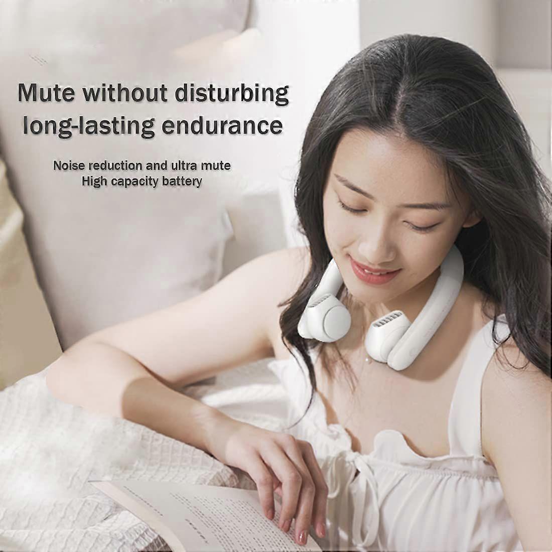 Portable USB Rechargeable Bladeless Neck Fan