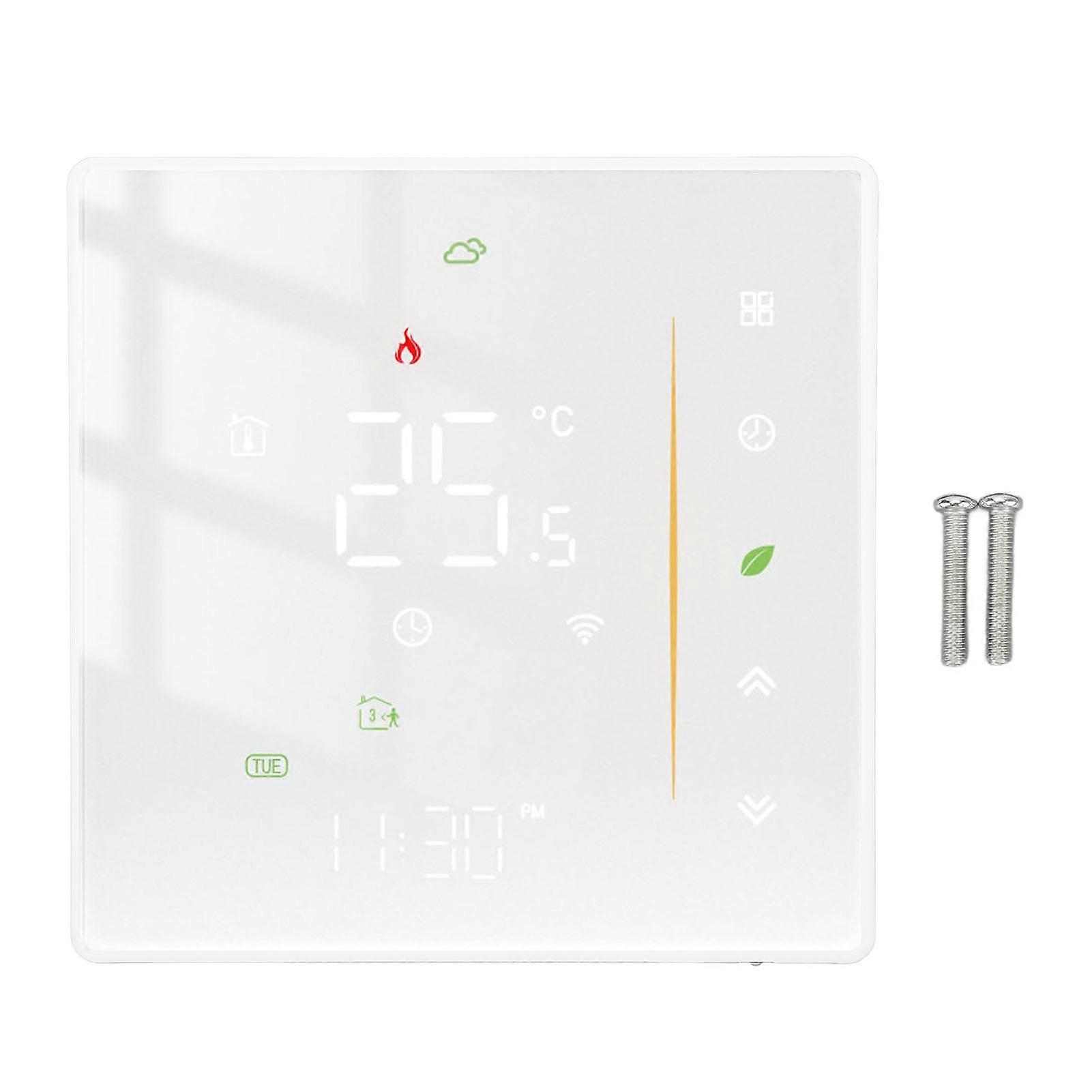 WiFi Smart Chaudière Chauffage 5 + 1 + 1 Jour 6 Délai Voix programmable APP Contrôle Thermostat AC95-240V BHT-006GCLW