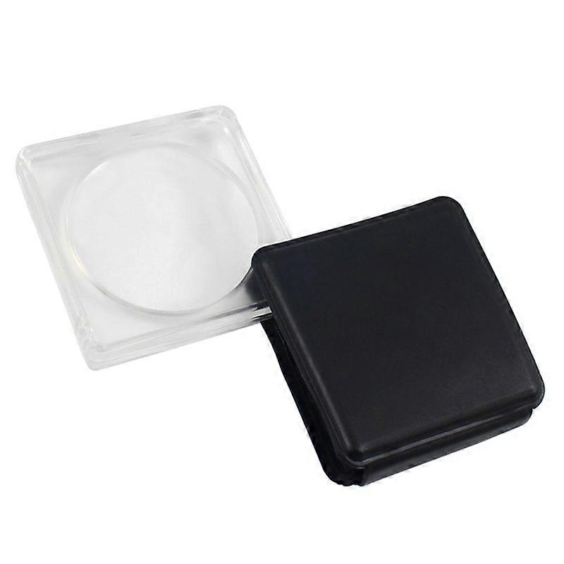 Folding Pocket Magnifying Glass Portable Compact Design Magnifier for Reading