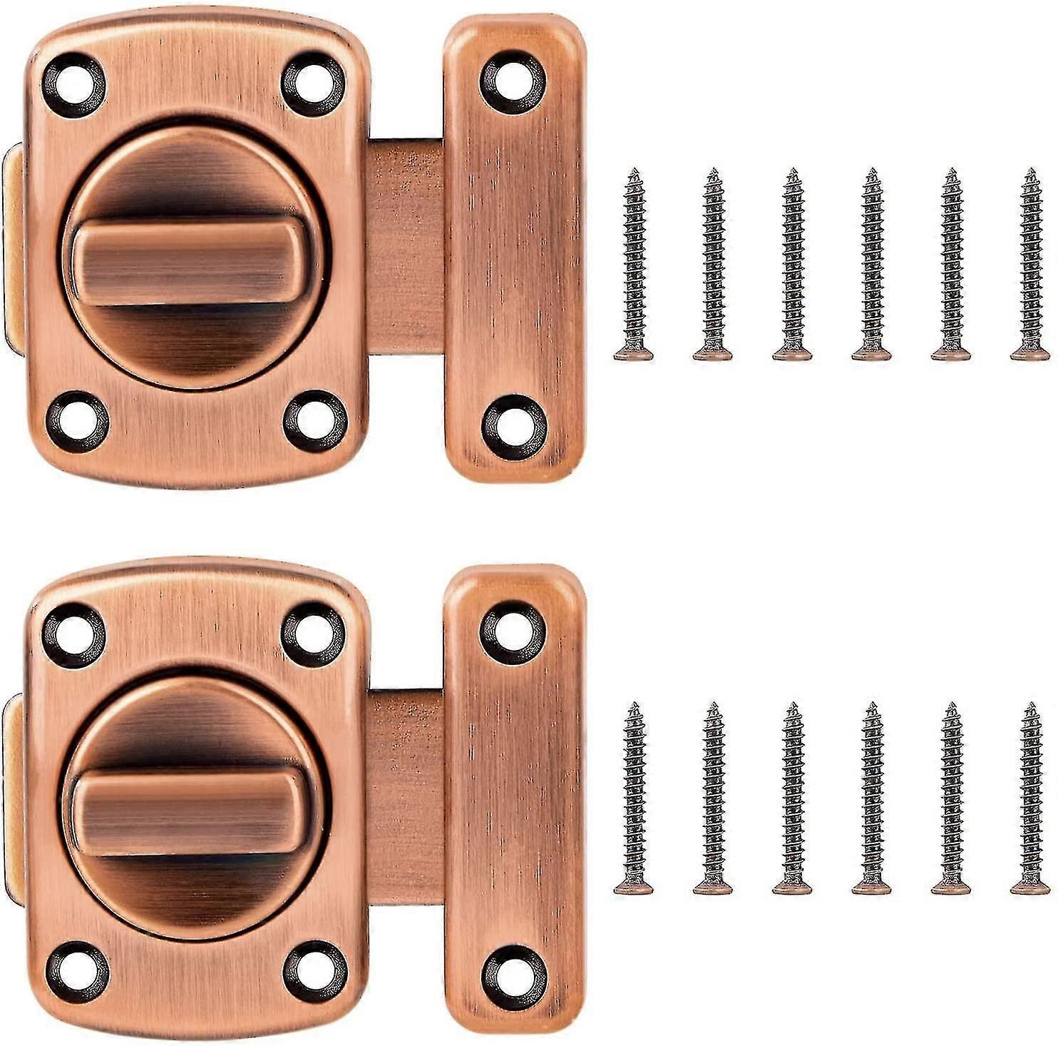 باب مزلاج السلامة الروتاري باب مزلاج قفل الزنك سبائك باب دوار قفل الباب مع مسامير ل Bathroo