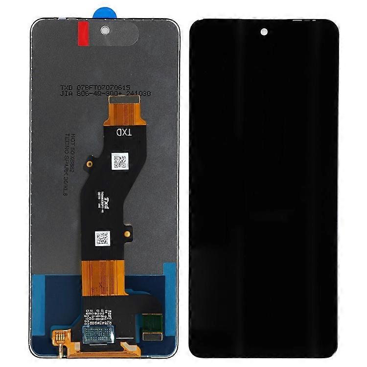 Compatible For TECNO Spark 30 4G KL6 Grade C LCD Screen and Digitizer Assembly Replacement Part (Without Logo)