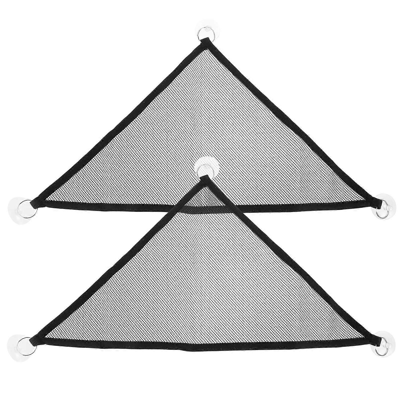 2Pcs Squirrel Hamster Hammock Net Reptile Play Hanging Net Colored Woven Nets for Summer