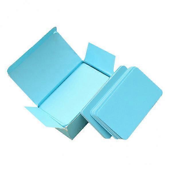 DIY Blank for Creative Messages, Pack of 3, Blue - 90 Sheets