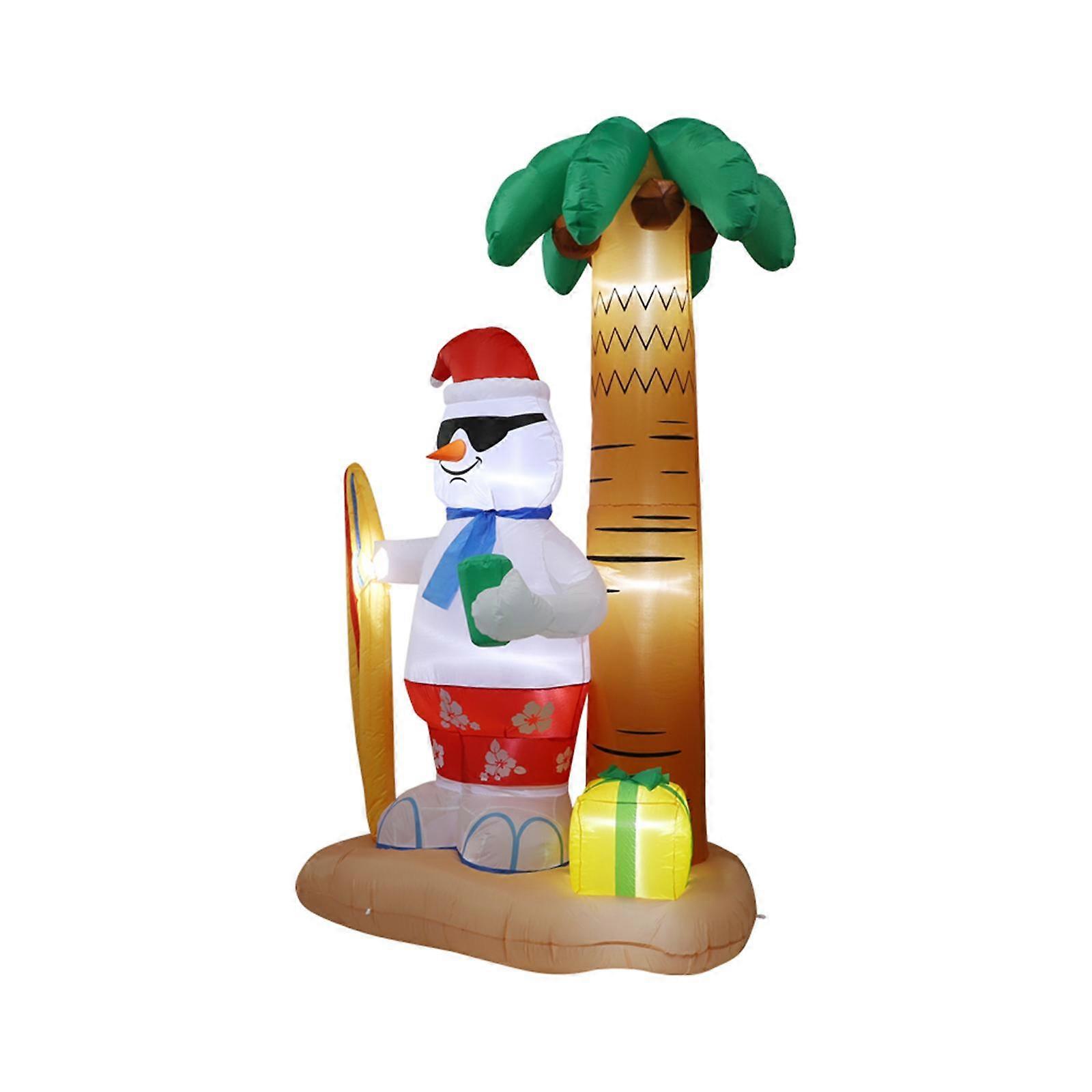 8フィートのクリスマスのインフレータブル雪だるまの芝生は庭の屋内パーティーのためのインフレータブル