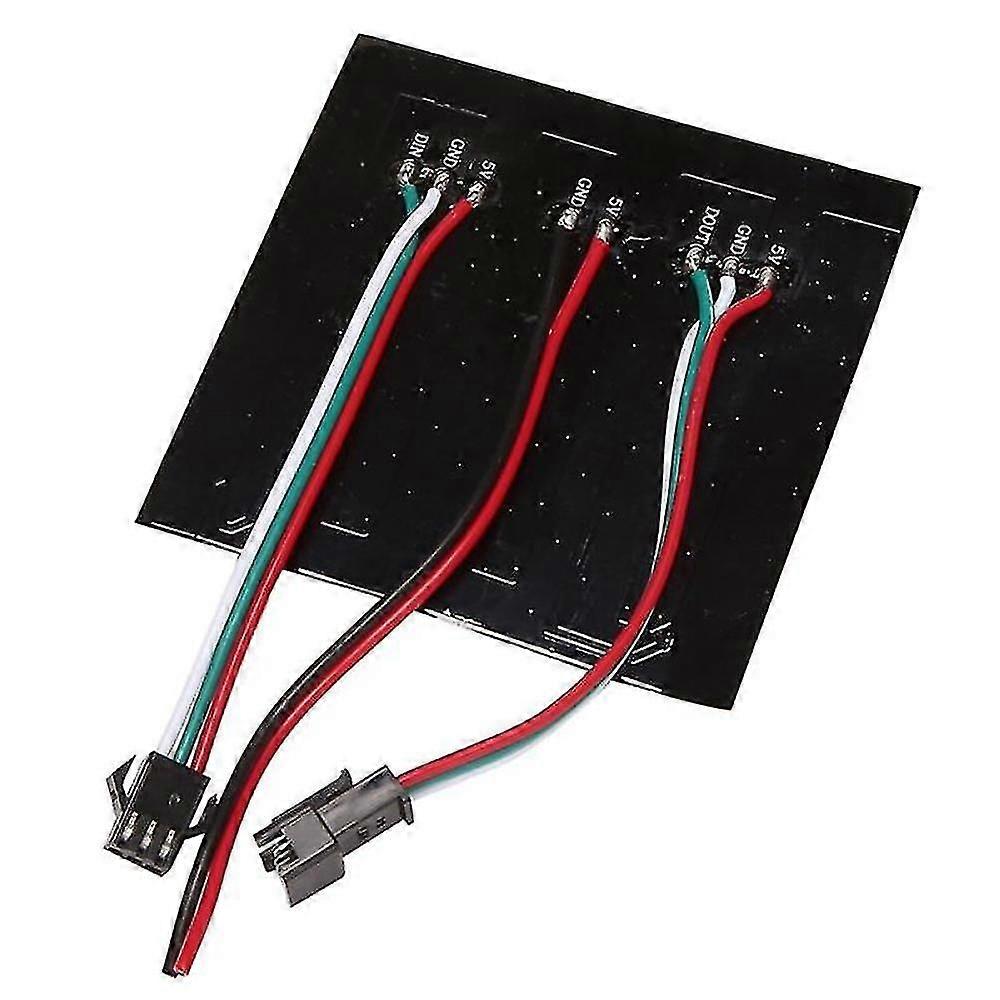 2pcs Ws2812b 8x8cm Pixel Panel Flexible Screen Ws2812 Ic Rgb 5050smd Led Module Individually Addres