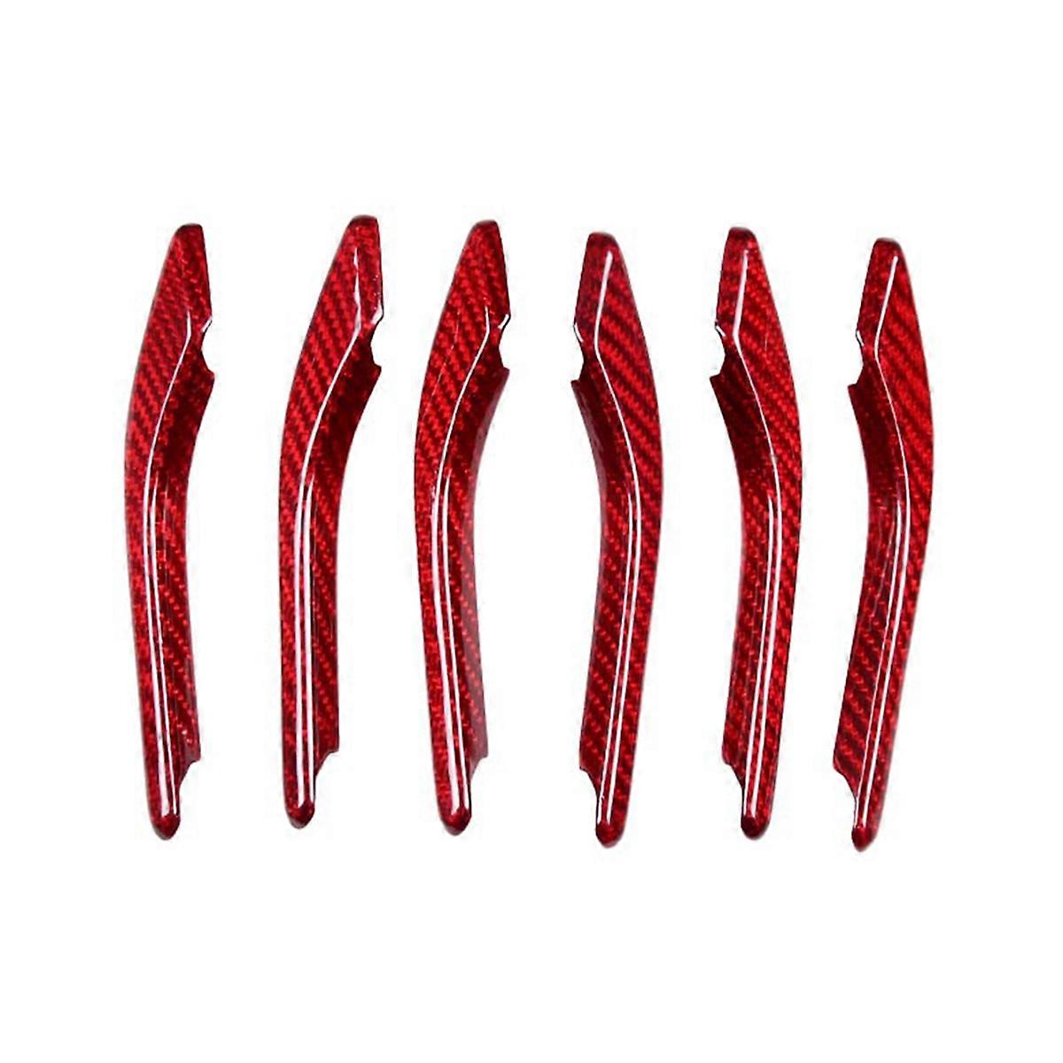 For 14-22 Side Air Vent Cover Sticker (Red)