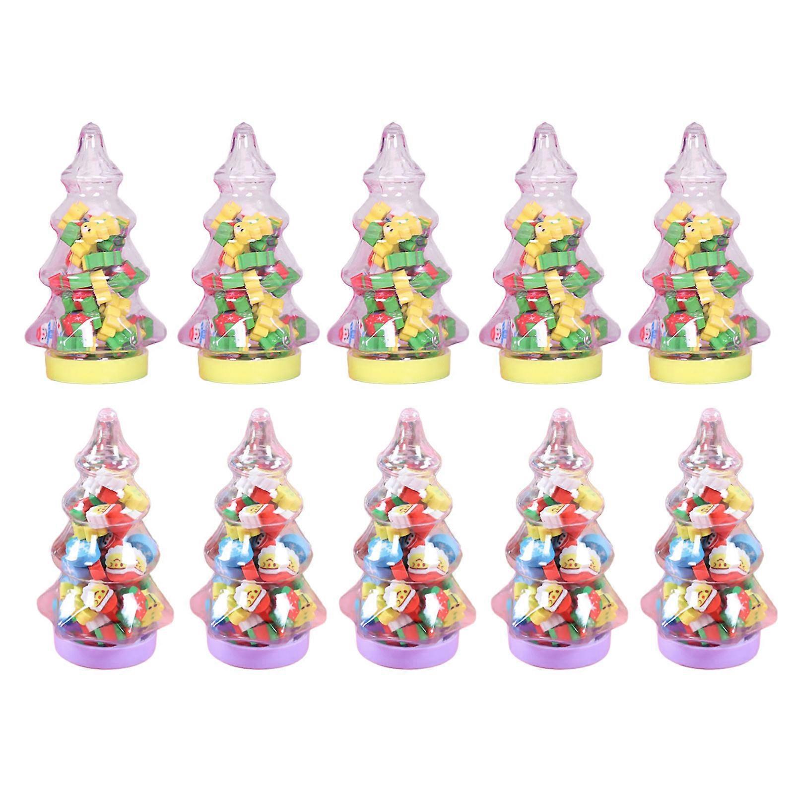 230Pcs Γόμες Χριστουγεννιάτικων Θεμάτων Μικρές Γόμες Κινουμένων Σχεδίων για το Βραβείο Παιχνιδιών Παιδιών, Ανταμοιβές Μαθητών Χριστουγεννιάτικα Fillers Κάλτσας