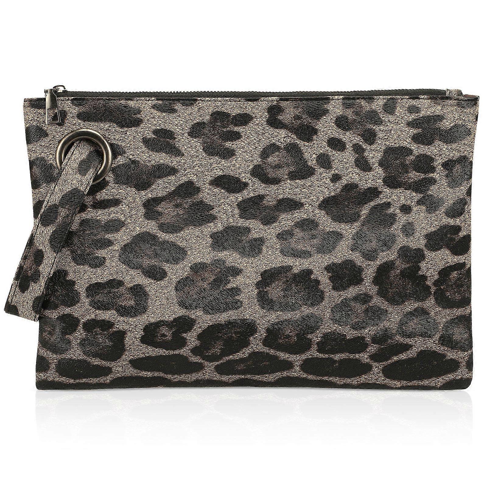 Here's a polished product title and description for your **Leopard Print Clutch Bag**:
### **Product Title:**
**Leopard Print Clutch Bag –