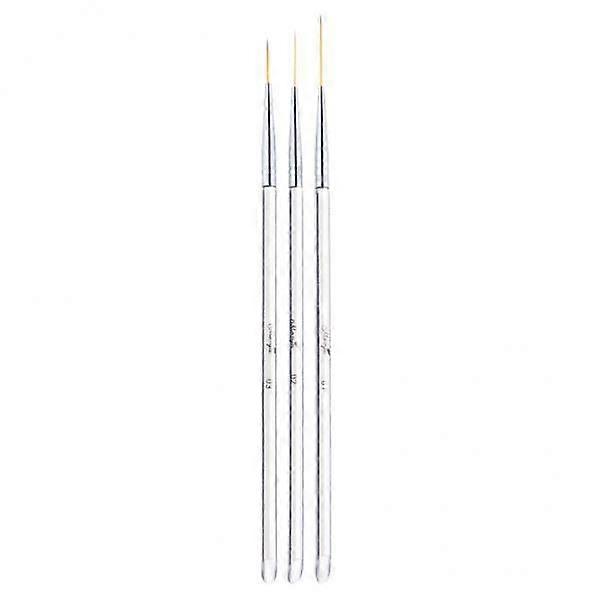 2x3x 15/18/20mm Nail Drawing Detailing Brushes Set