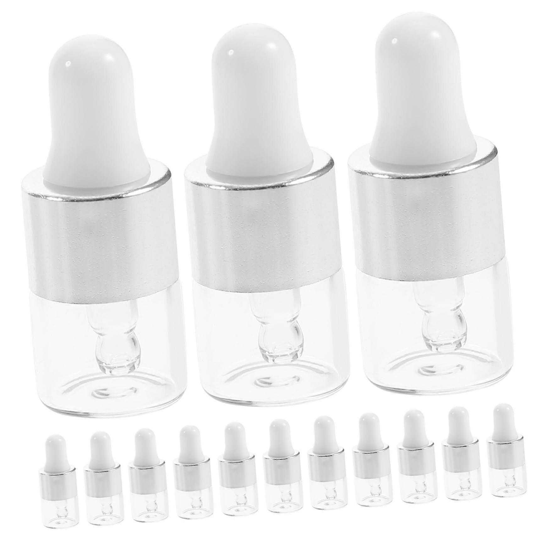 Leakproof Dropper Bottles 1ml Small Liquid Containers for Travel, Refillable Daily Use, BPA-Free Plastic
