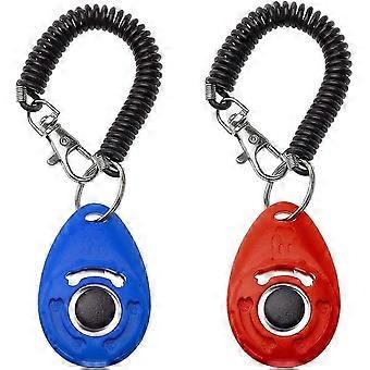 2 Pack Dog Training Clicker Pet Training Clickers Tool for Dog Cat Horse Bird Pet Training