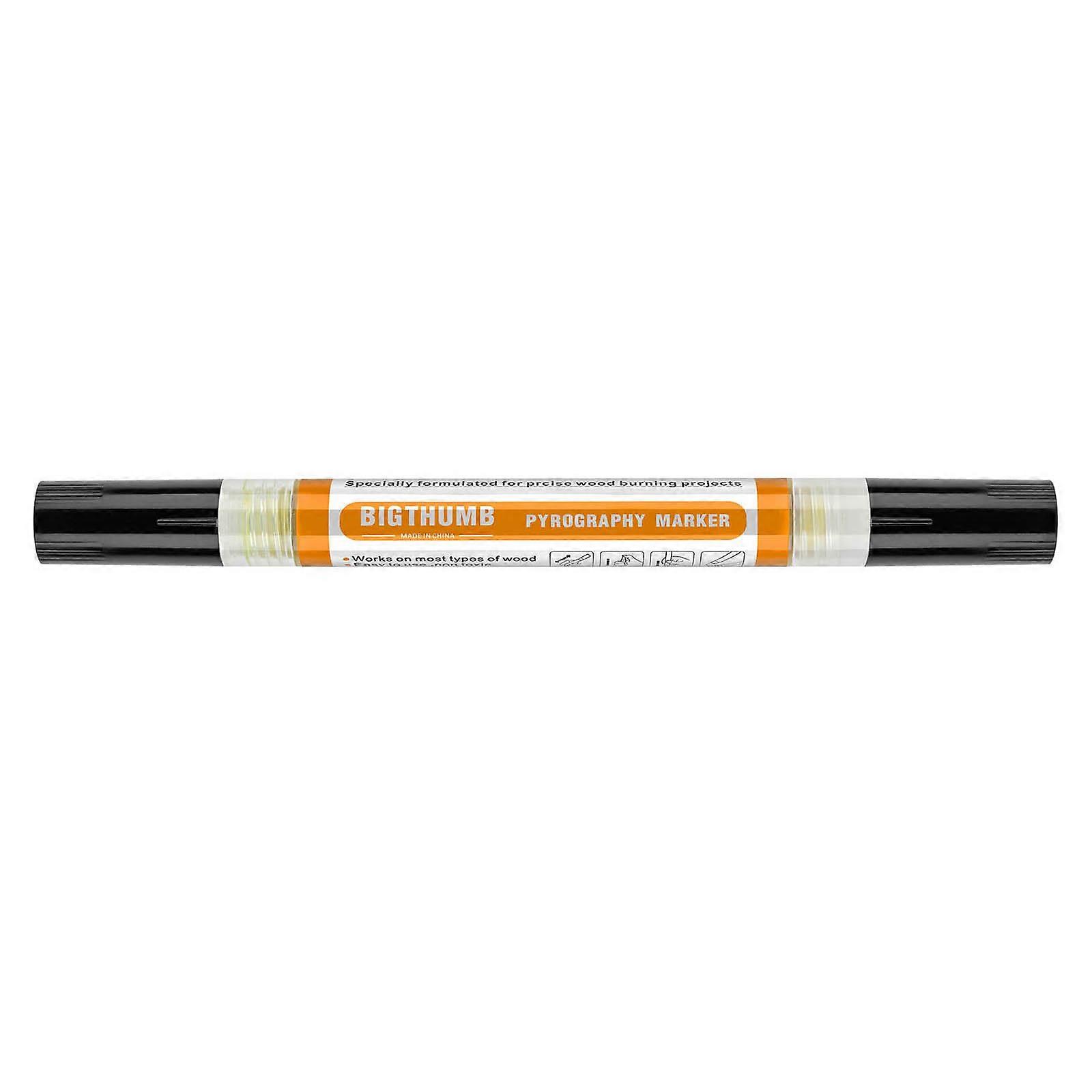 Double Tip Wood Burning Pen Pyrography Marker Wood Burning Marker Pyrography Marker Pen Easy to Use for Wood Painting