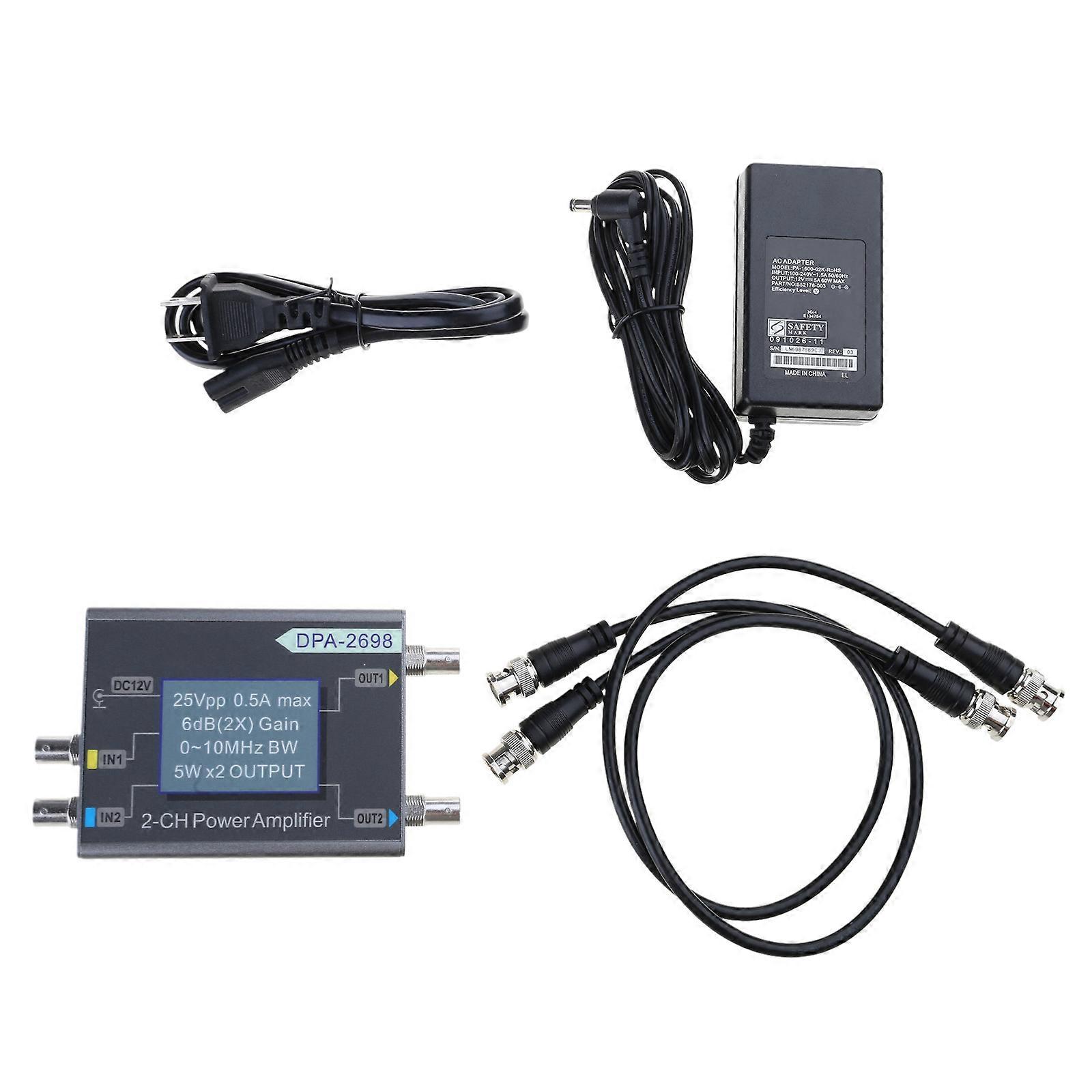 DPA-2698 10MHz 25Vpp Dual Channel 2CH DDS Function Signal Generator DC High Power Amplifier Replacement Accessories