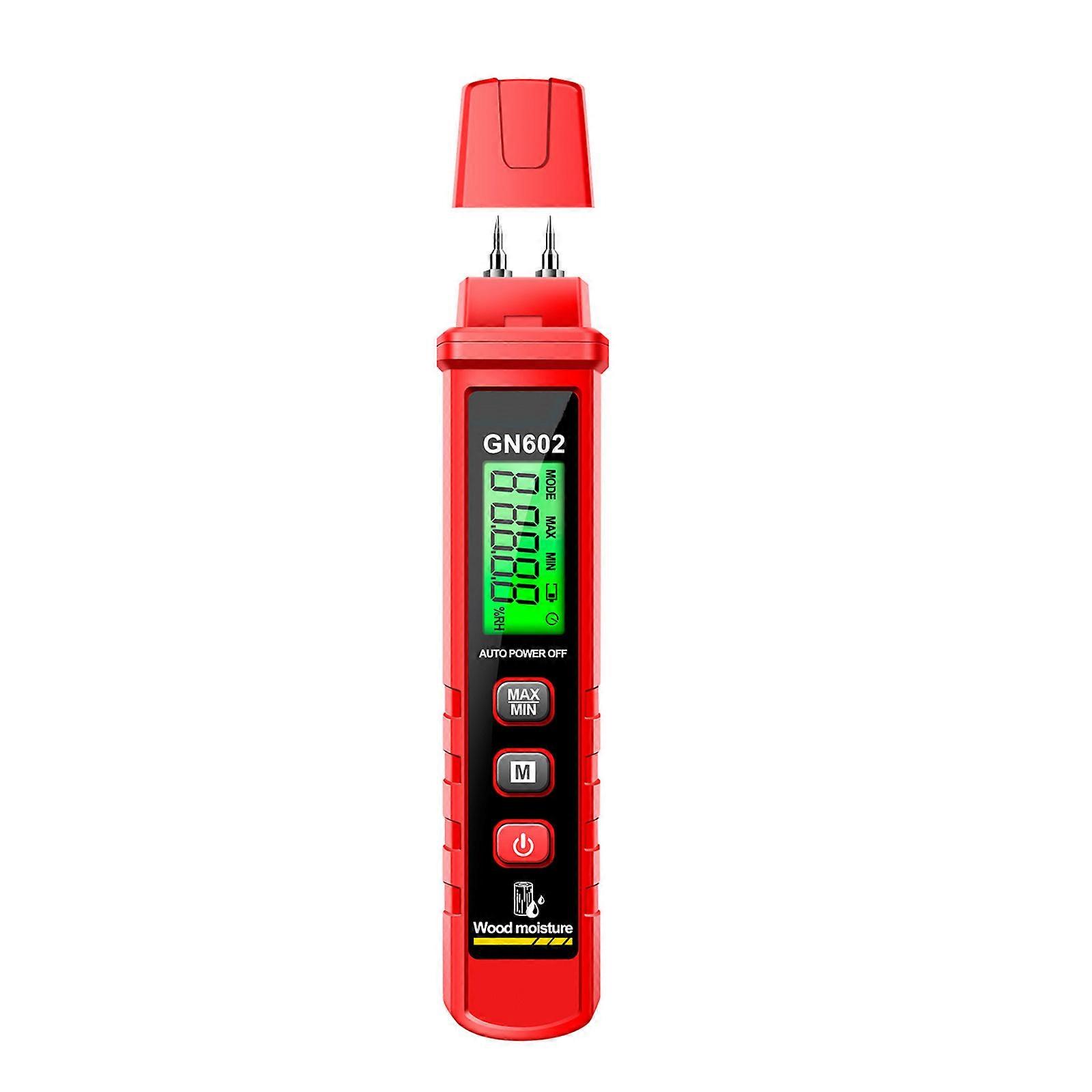 Digital Moisture Meter for Wood with Backlights LCD Damp Tester Dampness Meter for Wood Building Materials