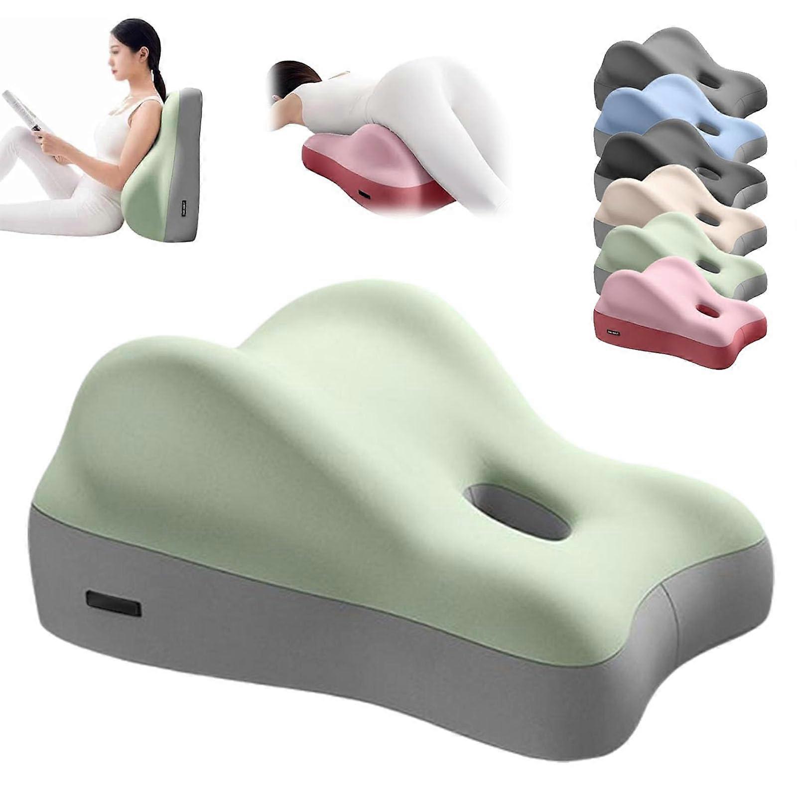Ergonomic Multi-Positional Wedge Pillow Thicken Memory Foam Body Pillow Cushion for Bed Reading Relaxing Back Pain Relief